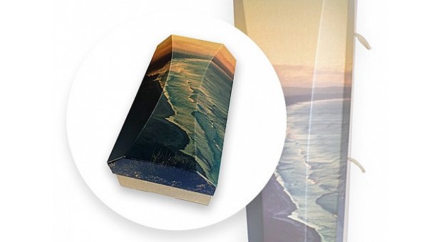 Outside The Box Ash Urn Coastal