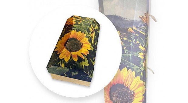 Outside The Box Ash Urn Sunflower