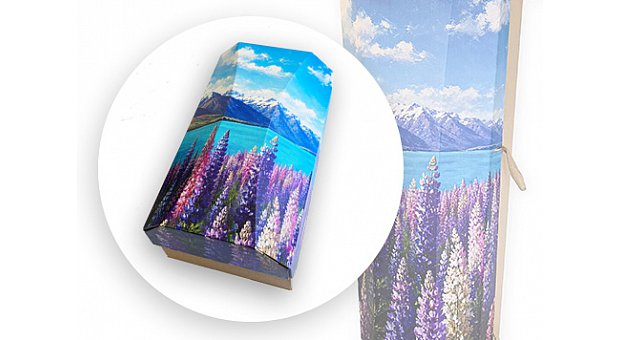 Outside The Box Ash Urn Alpine Lupins